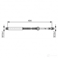 Тормозной шланг BOSCH BH189 3 1193508833 BH1935 1987481a05 - Изображение 5