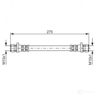 Тормозной шланг BOSCH 1987481210 354321 BH 1102 X8E6Y