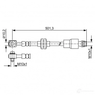 Тормозной шланг BOSCH 355031 BH182 2 1987481938 DJZJM24 - Изображение 6