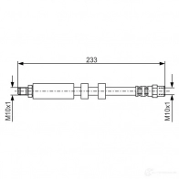 Тормозной шланг BOSCH 1987476418 Audi A6 (C4) 1 Седан 2.8 163 л.с. 1995 – 1996 K2LZA BH13 1