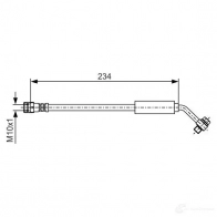Тормозной шланг BOSCH 1987481a15 O3TPE BH190 3 1193508841 - Изображение 6
