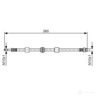 Тормозной шланг BOSCH 1987476713 BH40 6 SQTTA Ford Galaxy 1 (VX, VY, WGR) Минивэн 2.8 i V6 4x4 174 л.с. 1996 – 2000