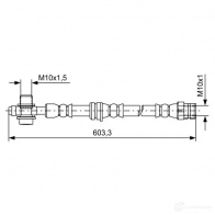 Тормозной шланг BOSCH BH 1626 94LOGD 354835 1987481742