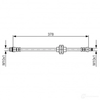 Тормозной шланг BOSCH 1987481707 Opel Movano (B) 2 Фургон 2.3 CDTI FWD (FV) 110 л.с. 2012 – 2024 B H1591 N1D30NR