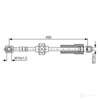 Тормозной шланг BOSCH 354902 1987481809 PIY5O BH16 93 - Изображение 4