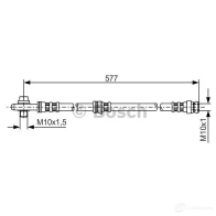 Тормозной шланг BOSCH 1987476282 352783 HEB1020 B H803 - Изображение 5