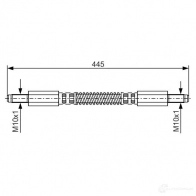 Тормозной шланг BOSCH 1987476925 Land Rover Defender SUMJY B H569