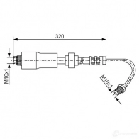 Тормозной шланг BOSCH 1987476065 352630 NFSB9O3 B H039