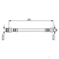 Тормозной шланг BOSCH BH1 14 352852 1987476396 X4OC3HN - Изображение 6