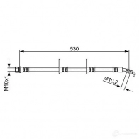 Тормозной шланг BOSCH BH180 9 1987481925 ZKH209J 355018 - Изображение 5