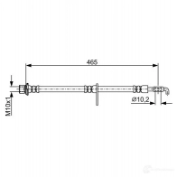 Тормозной шланг BOSCH 355016 K9STF BH18 07 1987481923 - Изображение 3