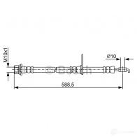 Тормозной шланг BOSCH NBUS5FC 1987481912 BH17 96 355005 - Изображение 2