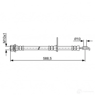 Тормозной шланг BOSCH NBUS5FC 1987481912 BH17 96 355005 - Изображение 5