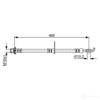 Тормозной шланг BOSCH 355017 B H1808 1987481924 F11I0 - Изображение 3
