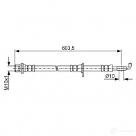 Тормозной шланг BOSCH BH179 4 1987481910 355003 TAAI9QX - Изображение 7