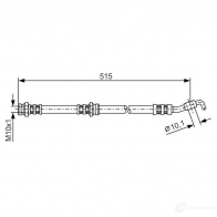 Тормозной шланг BOSCH F3Q620U Mazda Premacy (CP) 1 Минивэн 2.0 TD 101 л.с. 2000 – 2005 1987476114 B H720