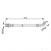 Тормозной шланг BOSCH MPG42X BH 1795 1987481911 355004 - Изображение 4