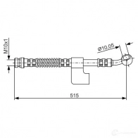 Тормозной шланг BOSCH BH54 3 1987476899 JPQ16B 353227
