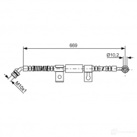 Тормозной шланг BOSCH IGF66T BH16 81 354890 1987481797 - Изображение 4