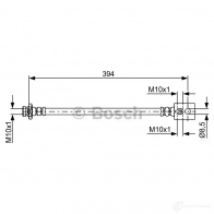 Тормозной шланг BOSCH 354911 1987481818 GFRHY BH170 2 - Изображение 2