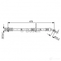 Тормозной шланг BOSCH J4RKF1 BH16 94 354903 1987481810 - Изображение 2