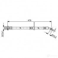 Тормозной шланг BOSCH J4RKF1 BH16 94 354903 1987481810 - Изображение 4