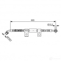Тормозной шланг BOSCH 1987481791 6IYBI 354884 BH167 5 - Изображение 3
