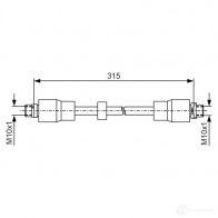 Тормозной шланг BOSCH BH187 9 JN4UHW 1987481987 1193508821 - Изображение 6