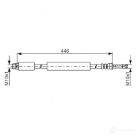 Тормозной шланг BOSCH 1987481777 354870 BH166 1 R71GY7N - Изображение 4