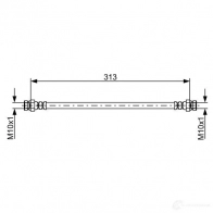 Тормозной шланг BOSCH 1987481897 B H1781 KVVGWP 354990 - Изображение 6
