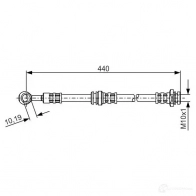 Тормозной шланг BOSCH B H874 1987476429 2YJVFZ 352881