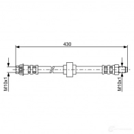 Тормозной шланг BOSCH L29FI Renault Scenic (JA, FA) 1 Минивэн 1.9 dCi Rx4 102 л.с. 2000 – 2003 BH5 62 1987476918