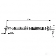 Тормозной шланг BOSCH BH1 848 1987481964 355057 AYMD3YP - Изображение 2
