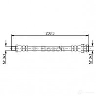Тормозной шланг BOSCH 1987481963 SFFWB Mitsubishi Space Wagon BH18 47