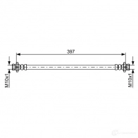 Тормозной шланг BOSCH 1987481825 RLDOTOY BH17 09 354918 - Изображение 4