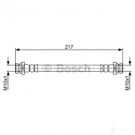 Тормозной шланг BOSCH 2H6QMYM Mitsubishi Space Wagon 4 (N9, N8) Минивэн 2.0 133 л.с. 1998 – 2004 1987481962 BH184 6