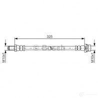 Тормозной шланг BOSCH 1987481807 BH1 691 Ford Transit 7 (FD) Автобус 2.2 TDCi RWD 135 л.с. 2011 – 2014 5XCJUBQ