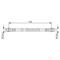 Тормозной шланг BOSCH 354877 OYDMD2 BH1 668 1987481784 - Изображение 1
