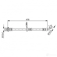 Тормозной шланг BOSCH BH73 2 352699 1987476156 2DK4R