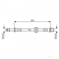 Тормозной шланг BOSCH 1987481676 BH156 0 YNYFJ Volkswagen Crafter (2E, 30, 50) 1 Фургон 2.0 TDI 136 л.с. 2011 – 2016