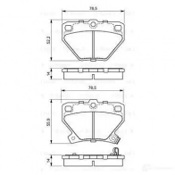 Тормозные колодки, комплект BOSCH 0986424630 23521 336324 23 521 - Изображение 6