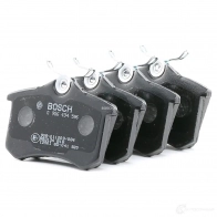 Тормозные колодки, комплект BOSCH 0986494596 20961 BP617 Ford Galaxy 1 (VX, VY, WGR) Минивэн 2.3 4x4 145 л.с. 1996 – 2000