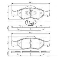 Тормозные колодки, комплект BOSCH 23200 23 200 336335 0986424645 - Изображение 5