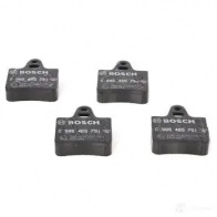 Тормозные колодки, комплект BOSCH 0986465751 337900 20 575 90R-010251/004 - Изображение 1