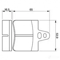 Тормозные колодки, комплект BOSCH 0986465751 337900 20 575 90R-010251/004 - Изображение 5