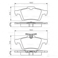 Тормозные колодки, комплект BOSCH 342494 0986494528 BP1449 25212 - Изображение 4