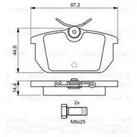 Тормозные колодки, комплект BOSCH 0986491030 90R-010252/002 21 103 341991 - Изображение 7