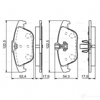 Тормозные колодки, комплект BOSCH 24253 0986494162 8452-D1341 342159 - Изображение 5