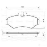 Тормозные колодки, комплект BOSCH 23 021 0986424516 7829D928 336254 - Изображение 6