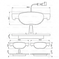 Тормозные колодки, комплект BOSCH 0986424362 336171 BP173 21 927 - Изображение 5